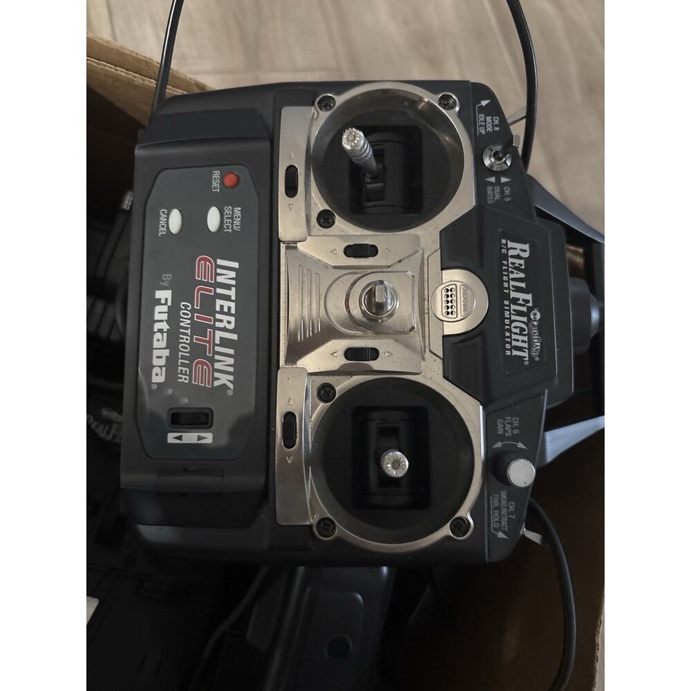 RealFlight R/C Flight Simulator Interlink Elite Controller Futaba